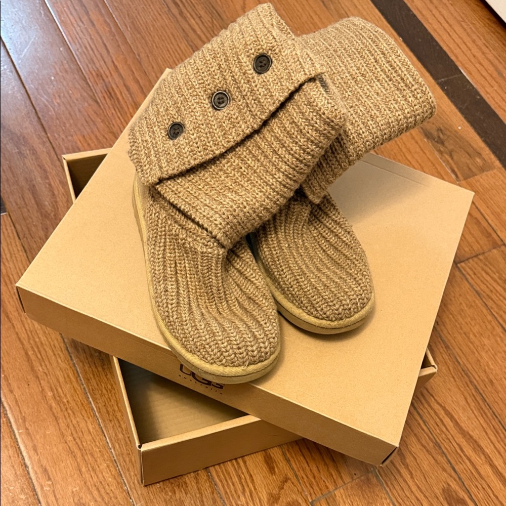 UGG Tan Knit Women's Boots